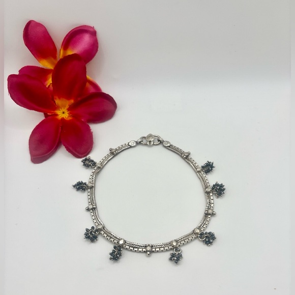Jewelry - Indian Ankle Bracelet Sterling Silver